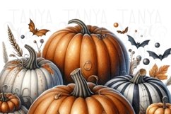 Transparent Pumpkin Season PNG Designs for Card Making Product Image 4