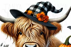Autumn Highland Cow Digital Print for Crafting and Card Product Image 4
