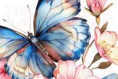 Floral Butterfly PNG, Digital Print for Tshirt Sublimation Product Image 4