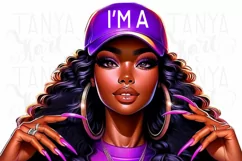 Black Queen, Digital Downloads, Black Girl PNG Product Image 4