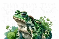 Frog PNG Digital Print for Crafting and Card Making, Toad Product Image 4