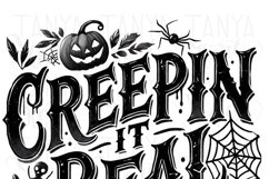 Creepin it Real Sublimation PNG for Tshirt Designs Product Image 5