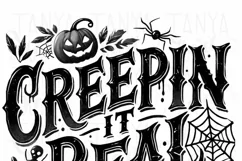 Creepin it Real Sublimation PNG for Tshirt Designs Product Image 5