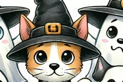 Boo Boo Crew, Retro Halloween PNG for Sublimation Product Image 4