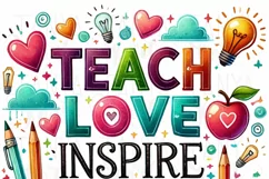 Retro Teacher PNG Digital Print, Sublimation PNG Product Image 4