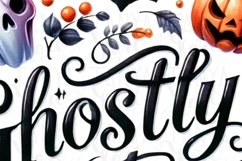 Ghostly Greetings for Card Making, Sublimation Download Product Image 5