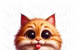 Funny Cat Digital Print, Sublimation PNG for Crafting Product Image 4