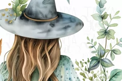 Gardening Witch PNG, Digital Prints, Mystical Artwork, Plant Product Image 6