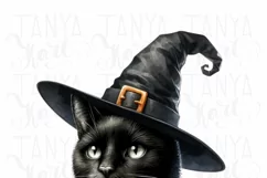 Halloween Black Cat PNG Design, Digital Crafting File Product Image 5