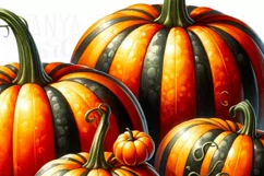 Halloween Pumpkins PNG Designs for Digital Crafting Product Image 5