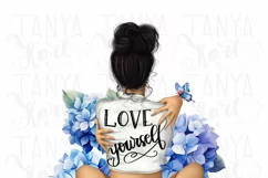 Strong Woman Self Love PNG, Printable Motivation Sublimation Product Image 4