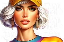 Rainbow Girl, Printable Art, Unique Girl Sublimation Design Product Image 5