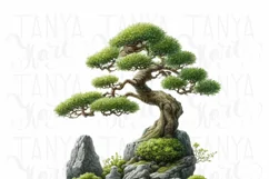 Bonsai Tree Sublimation Print, PNG Digital Downloads Product Image 4