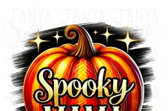 Spooky Mama Png, Coquette Halloween Sublimation Designs Product Image 4