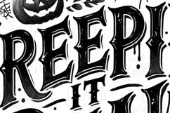 Creepin it Real Sublimation PNG for Tshirt Designs Product Image 4