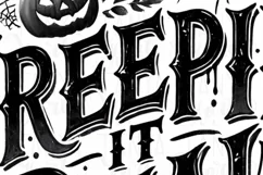 Creepin it Real Sublimation PNG for Tshirt Designs Product Image 4