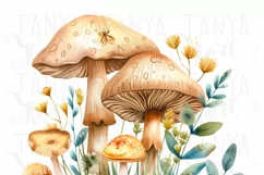 Mushrooms Sublimation PNG, Crafting File for Card Making Product Image 4