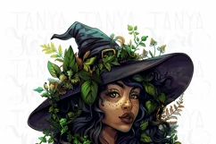 Melanin Forest Witch, Black Woman PNG Digital Downloads Product Image 4