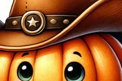 Howdy Pumpkin, Sublimation PNG Design for Card Making Product Image 4