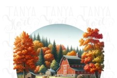 Countryside Autumn PNG Sublimation Print,Crafting File,Cozy Product Image 5
