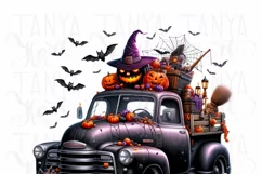 Halloween Pumpkins & Truck Sublimation Prints for Crafting, Product Image 4