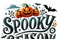 Spooky Season, Fun Halloween Digital Print, Png Product Image 4