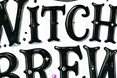Witch's Brew PNG, Retro Designs for Shirts & Tumblers Product Image 5