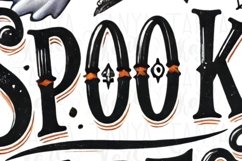 Spooky Vibes Png for Tshirt Design, Sublimation Product Image 5