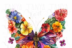 Butterfly PNG Digital File, Instant Download Sublimation Product Image 5