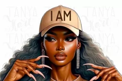 I Am Enough Black Woman PNG | Sublimation Design Product Image 5