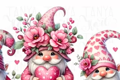 Valentine Gnome Png - Digital Download - Valentines Card Product Image 5