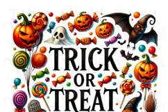 Trick or Treat, Funny Halloween PNG Digital Downloads Product Image 5