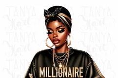 Melanin Millionaire, Girl Boss Planner Icon, Inspirational Product Image 6