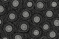 Black And White Dots Circle Background Product Image 1