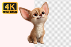 Fennec Fox Transparent PNG Product Image 1