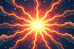 Fiery Explosion Background Product Image 1