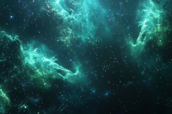 Green Nebula Background Wallpaper Product Image 1