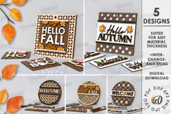 Wooden Replaceable Door Plaques Bundle Laser Cut Product Image 1