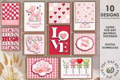 Valentine&#039;s Day Wall Decors Bundle Laser Cut. Wall Decor SVG Product Image 1