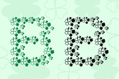 Lucky Clove - St. Patrick's Day Decorative Shamrock Font Product Image 2