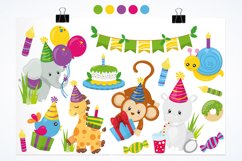 Birthday animals graphics | illustrations Product Image 2