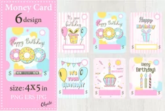 Happy Birthday Money Card. Money Card Holder. PNG
