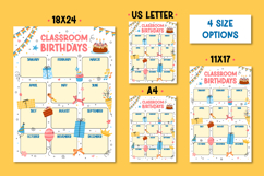 Classroom Birthdays Poster Printable | Bday Calendar Class Product Image 2
