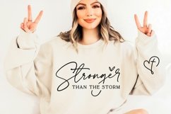 You Are Stronger Than The Storm SVG PNG, Boho Self Care Product Image 3