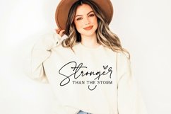 You Are Stronger Than The Storm SVG PNG, Boho Self Care Product Image 4