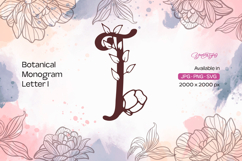 Flower Botanical Monogram I Product Image 1