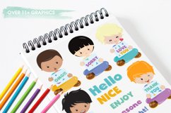 Boys messages graphics | illustrations Product Image 3