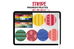 Stripes Procreate Pattern Brushes Product Image 3