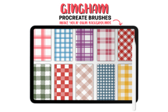 Gingham Procreate Pattern Brushes Seamless Plaid &amp; Check Product Image 4