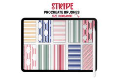 Stripes Procreate Pattern Brushes Product Image 5